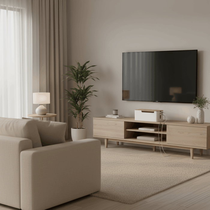 Boîte câbles naturelle