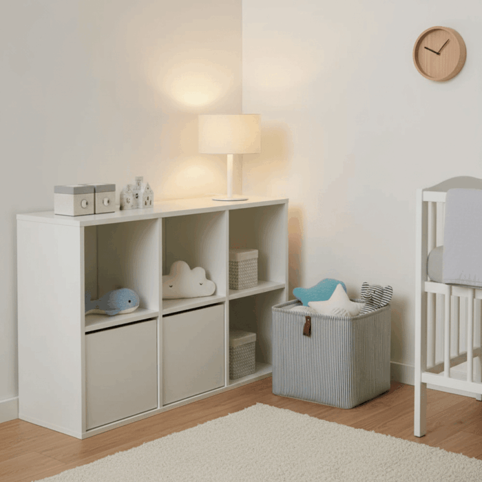 cube de rangement avec poignée