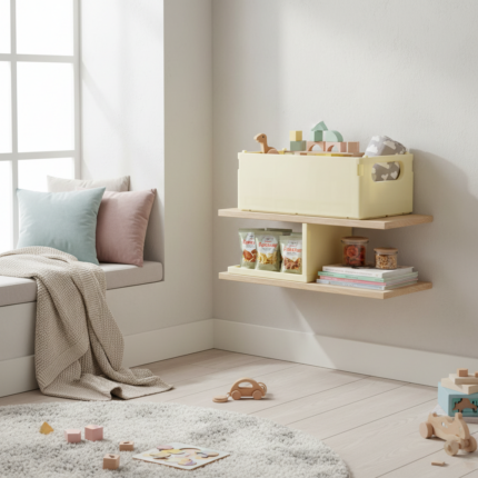 rangement pour livres et jouets