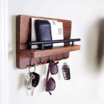 porte-courrier bois ancien