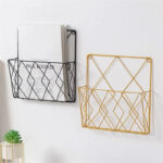 Élégant porte-courrier en fer