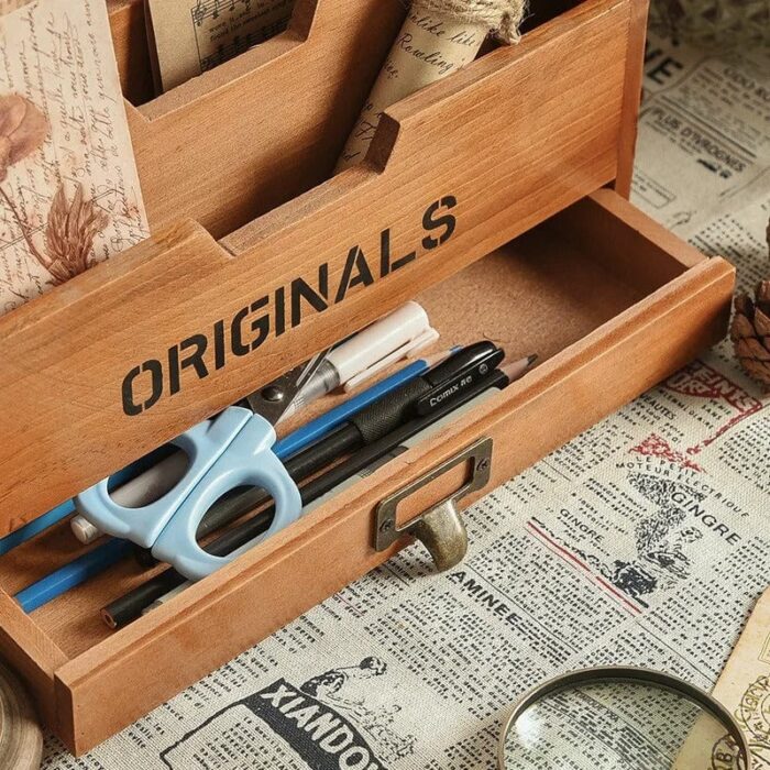 Rangement rétro pour courrier