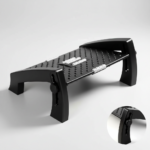 repose pied ergonomique noir