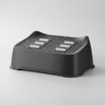 repose pieds ergonomique gris