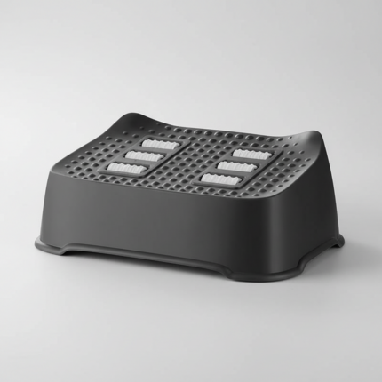 repose pieds ergonomique gris