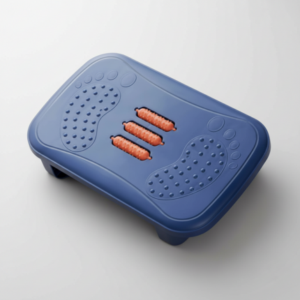 repose pied ergonomique bleu