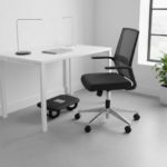 Repose Pied noir ergonomique bureau