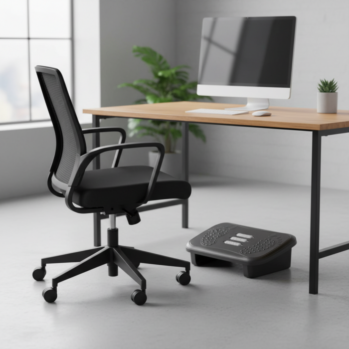 Repose Pied avec rouleaux massage