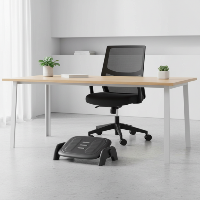 Ergonomie bureau repose pied