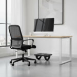 Confort au travail avec repose-pied