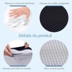 design ergonomique coussin Sereineo