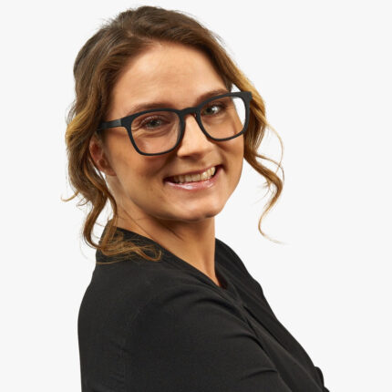 monture carrée Women's Bornholm Black